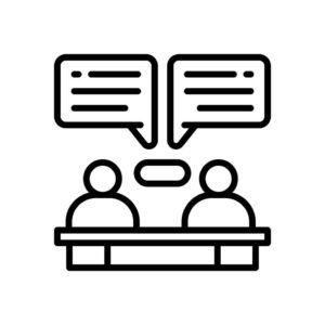 consultation icon for your website design logo app ui free vector