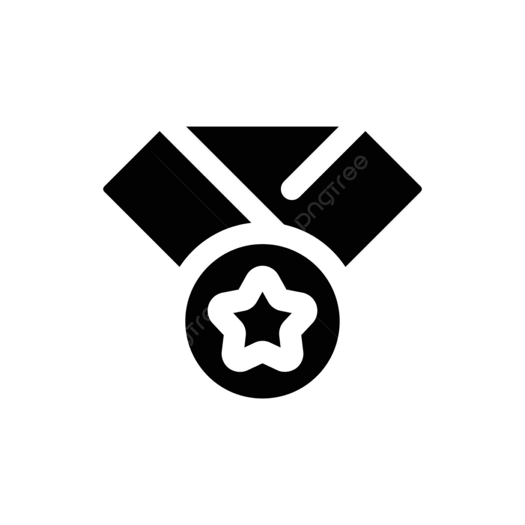 pngtree award badge black glyph ui icon icon clip art logotype vector png image 12824092